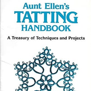 Vintage Tatting Book Pattern 1982, Shuttle Lace Tatting, PDF Instant Digital Download Instructions, eBook Instructions, tatted collar, doily