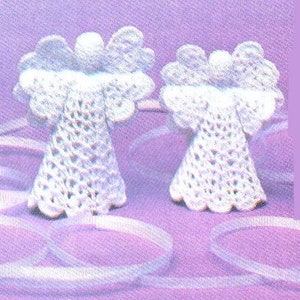 Vintage Crochet Pattern lace Angel, PDF Instant Digital Download, Pattern of Christmas Angel decoration, Victorian Crochet lace Motifs