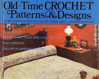 Vintage Crochet Patterns eBook 1980, PDF Pattern Instant Digital Download, retro eBook Instructions, filet crochet, Doilies, Luncheon Set