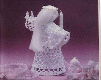 Crochet lace Angel Pattern, Vintage PDF Instant Digital Download, Pattern of Angel, Victorian Crochet lace wedding Motifs, Christmas Holiday