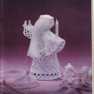 Crochet lace Angel Pattern, Vintage PDF Instant Digital Download, Pattern of Angel, Victorian Crochet lace wedding Motifs, Christmas Holiday