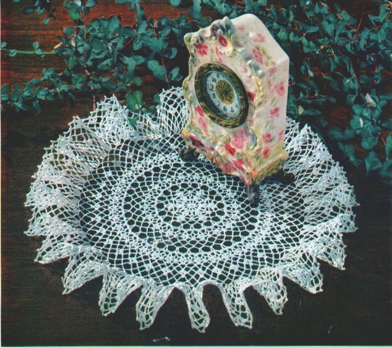Vintage Crochet and Tatting Ebook Doilies Patterns 1952 Etsy