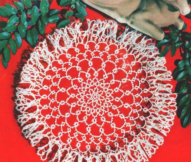 Vintage Crochet and Tatting Ebook Doilies Patterns 1952 Etsy