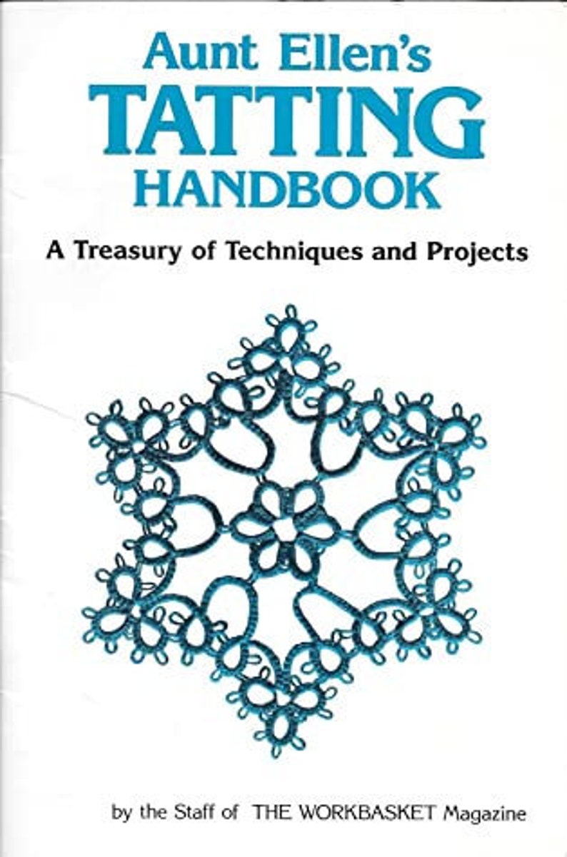 Vintage Tatting Book Pattern 1982, Shuttle Lace Tatting, PDF Instant Digital Download