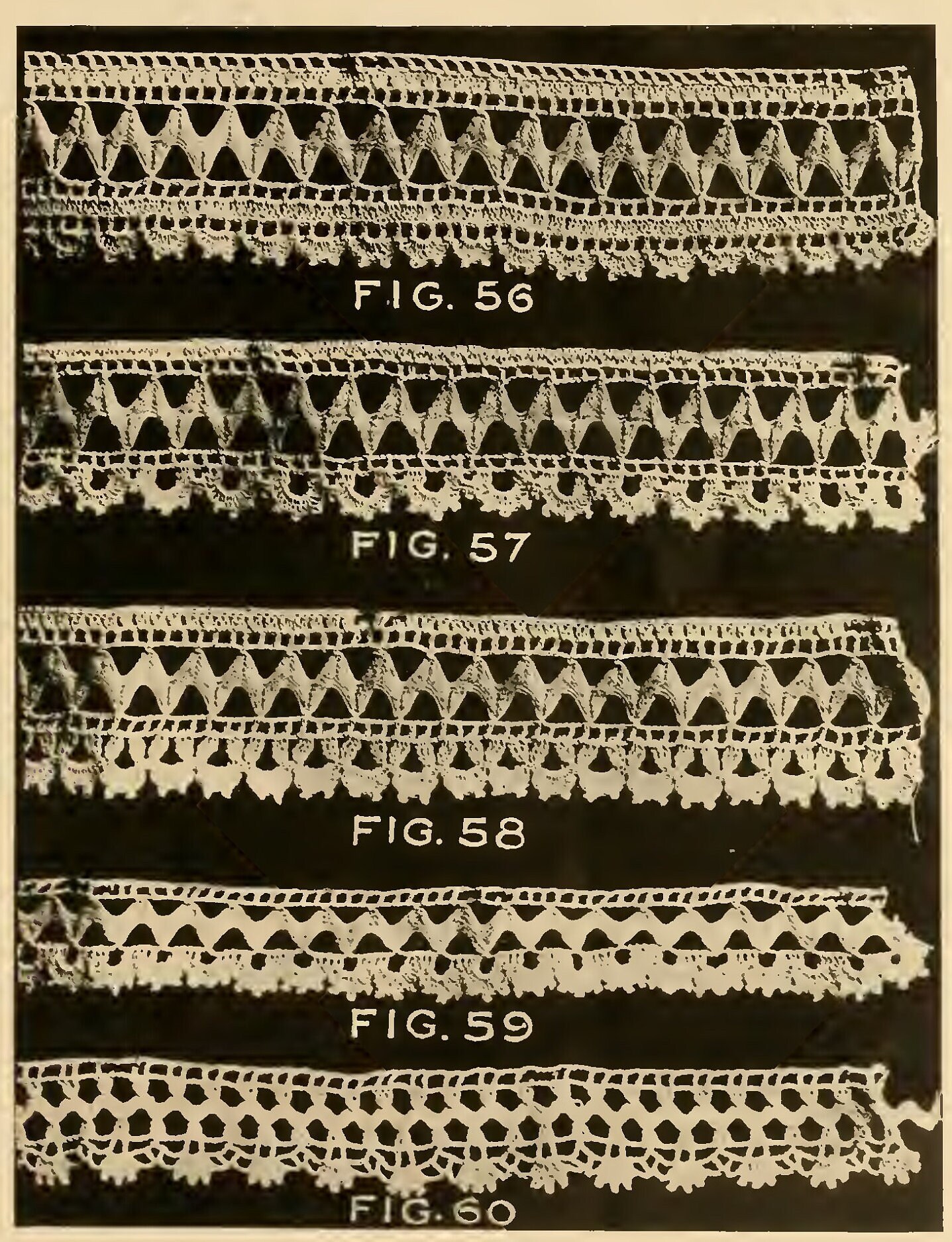 Vintage Ebook Tatting and Crochet Patterns 1915, Shuttle Lace Tatting