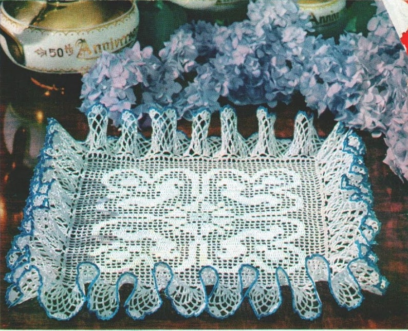 Vintage Crochet and Tatting Ebook Doilies Patterns 1952 Etsy