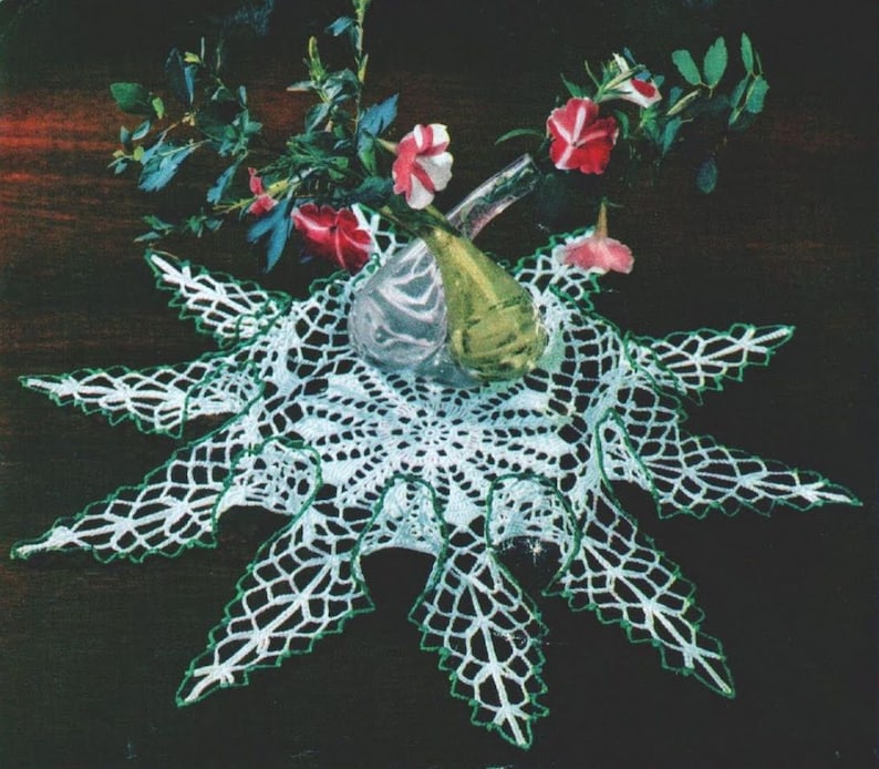 Vintage Crochet and Tatting Ebook Doilies Patterns 1952 Etsy