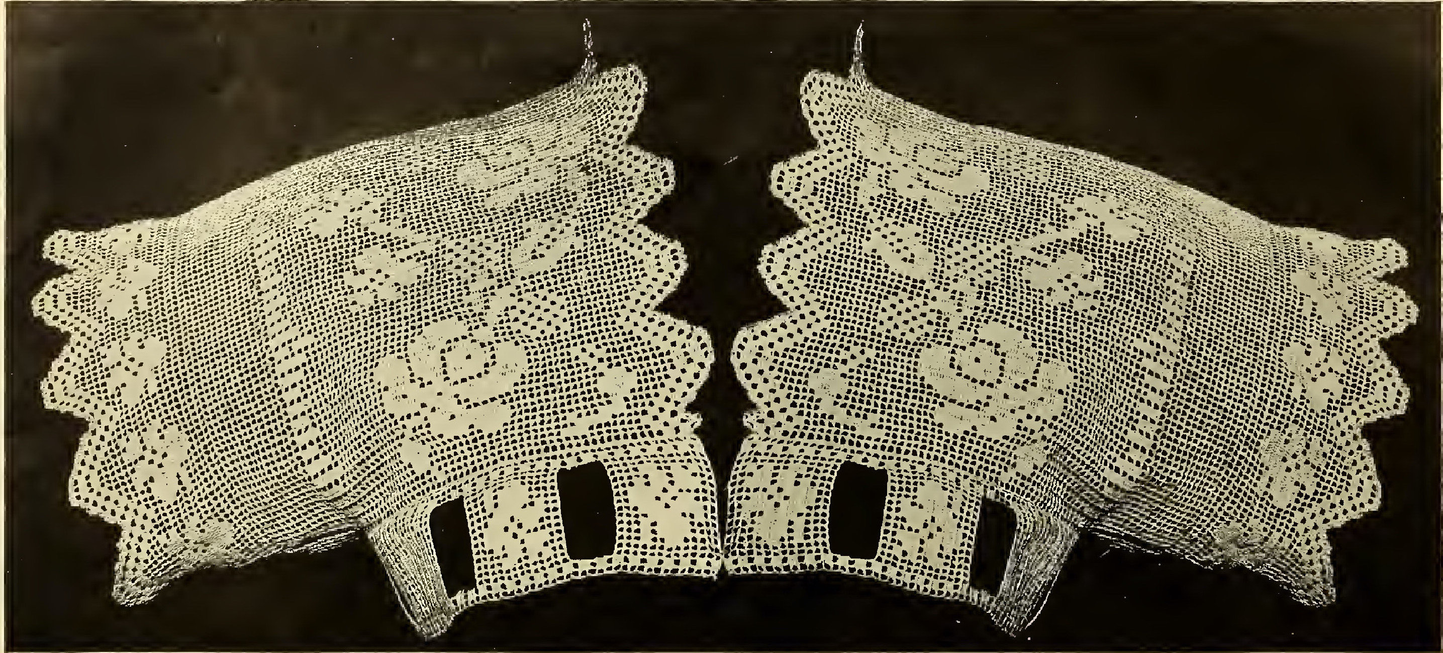 Antique Ebook Filet Crochet Yokes and Collars Pattern 20s, Vintage PDF ...