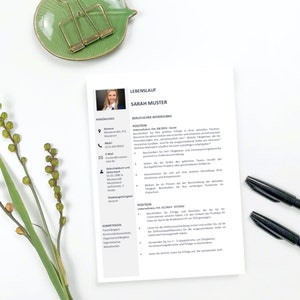 Professional CV template with cover letter and cover page for MS Word