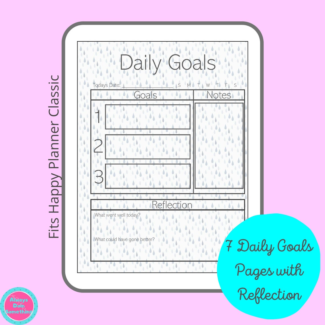 Yearly Goal Planning Printables Goal Planner Goal Setting Happy Planner ...