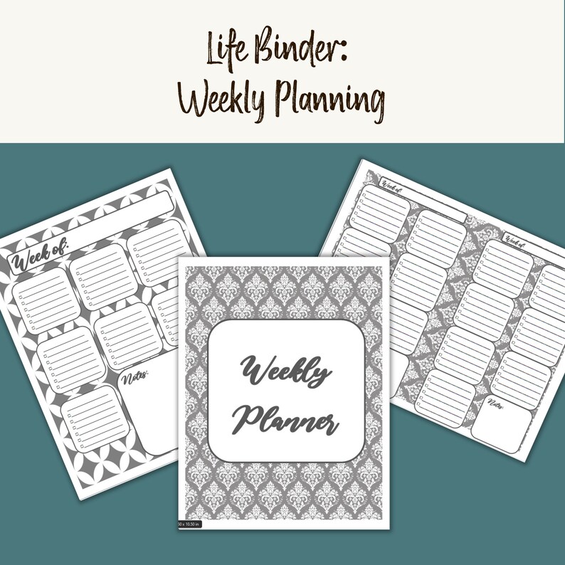 Life Binder Printable Home Management Binder Home Management Printables