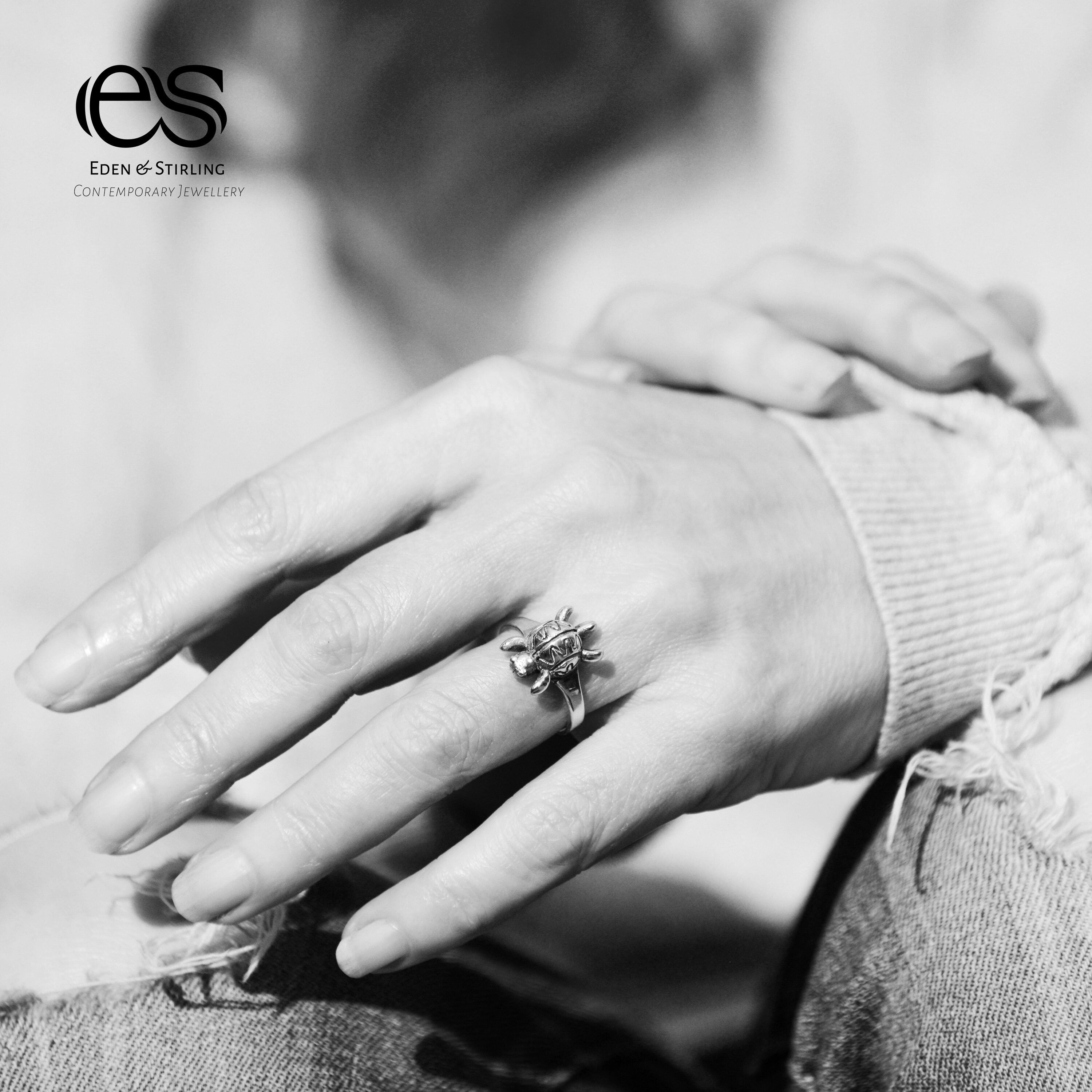 Turtle Ring Sterling Silver Mothers Day Handmade Cocktail Ring Turtle ...