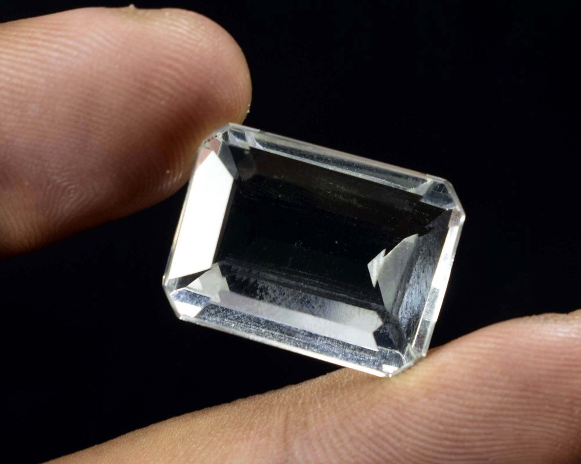 Rare White Topaz Cut Gemstone Wholesale Healing Crystal Etsy