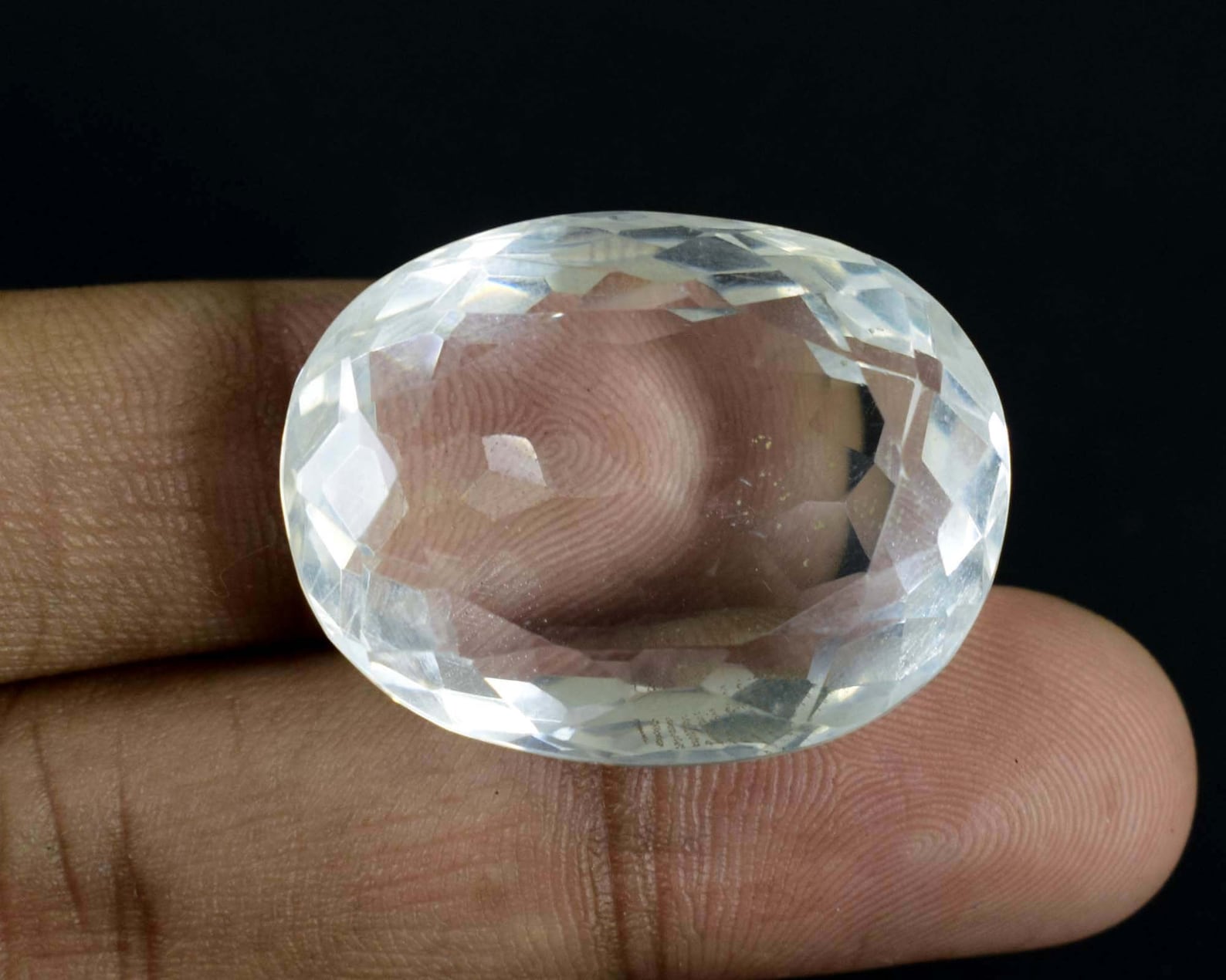 White Topaz Cut Gemstone Wholesale Healing Crystal Transparent Etsy
