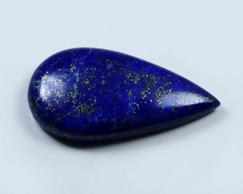 Natural Lapis lazuli Cabochon Lapis lazuli Gemstone,Lapis lazuli Loose Stone,Blue Lapis Loose gemstone 37 Ct 37x20x6mm #265