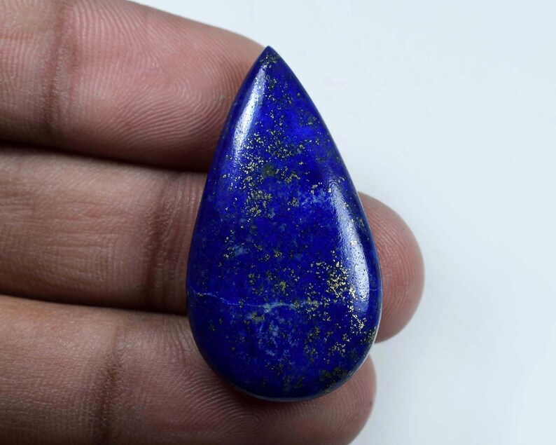 Natural Lapis lazuli Cabochon Lapis lazuli Gemstone,Lapis lazuli Loose Stone,Blue Lapis Loose gemstone 37 Ct 37x20x6mm #265