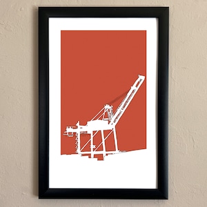 Rust Crane | Oakland, CA | Poster | Bay Area| landmarks | Port of Oakland