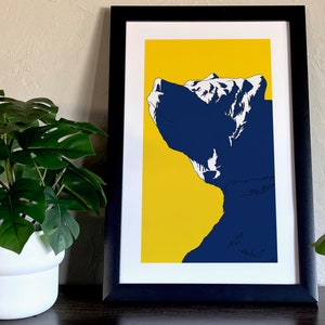 Cal Bear | Berkeley, CA | Poster | California | landmarks | Golden Bears | alumni | graduate