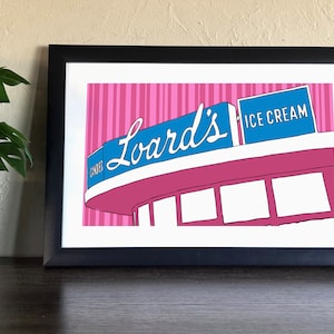 Loards Ice Cream | Oakland, CA | Poster | Bay Area| landmarks | East Bay ice cream | ice cream parlor