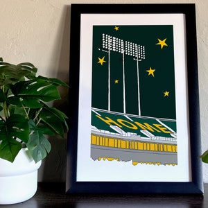 Home | Oakland, CA | Poster | Bay Area| landmarks | baseball | coliseum | Athletics