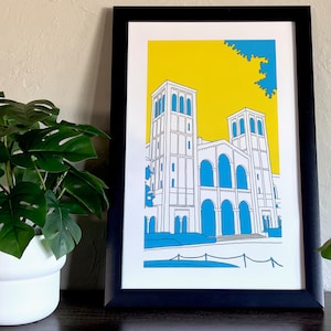 UCLA Royce Hall | Los Angeles, CA | Poster | California | landmarks | graduate | alumni