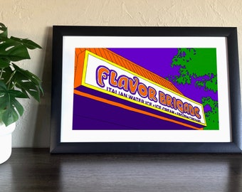 Flavor Brigade | Oakland, CA | Poster | Bay Area| Oakland Ice Cream | 2nd Street