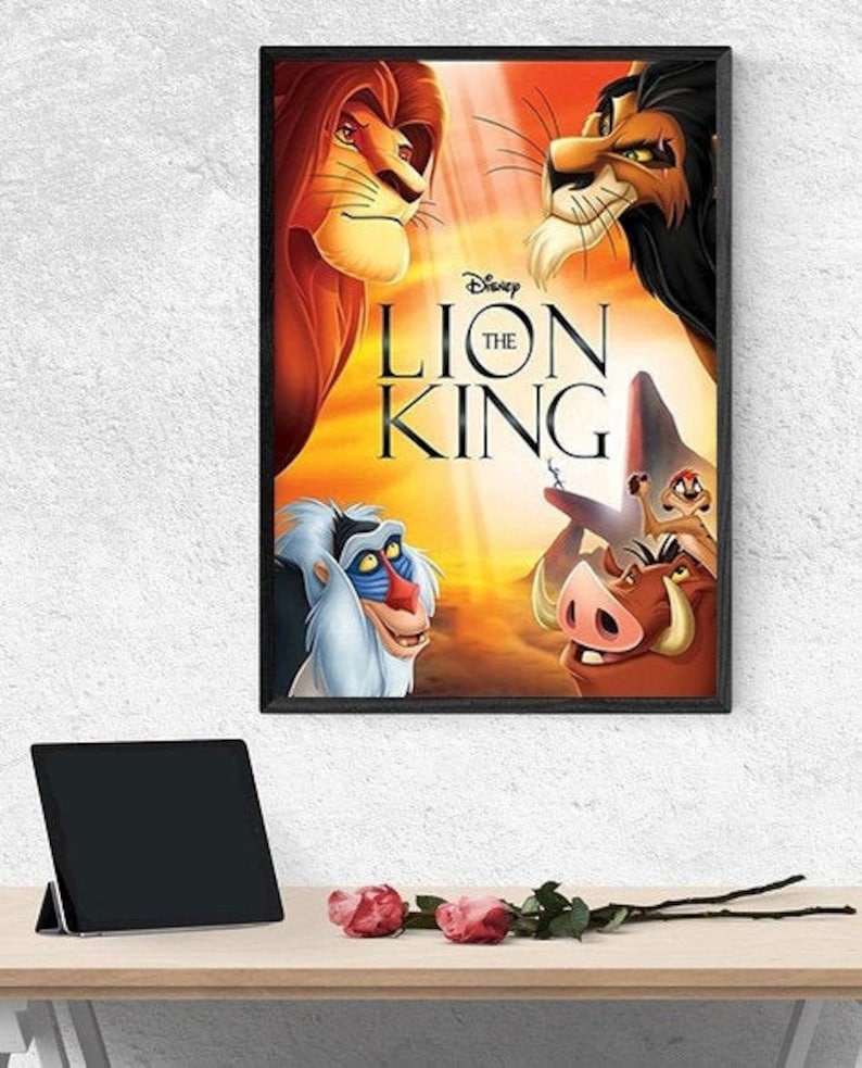 The Lion King I Love You The Most Horizontal Paper Poster 12-48/'/' No Frame
