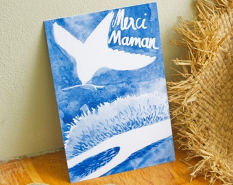 Carte postale - MERCI MAMAN