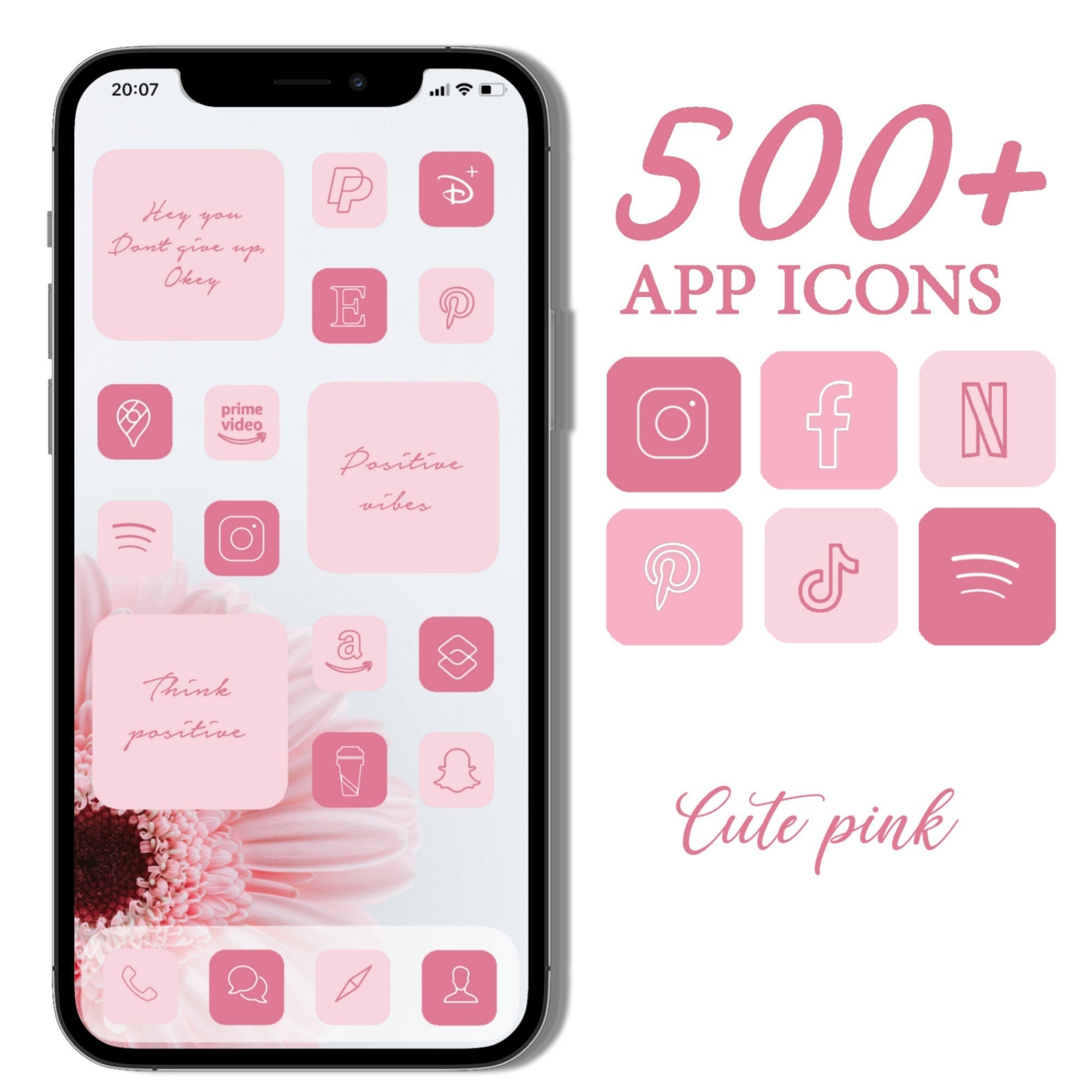 View 10 Notes App Icon Aesthetic Light Pink - addairquote