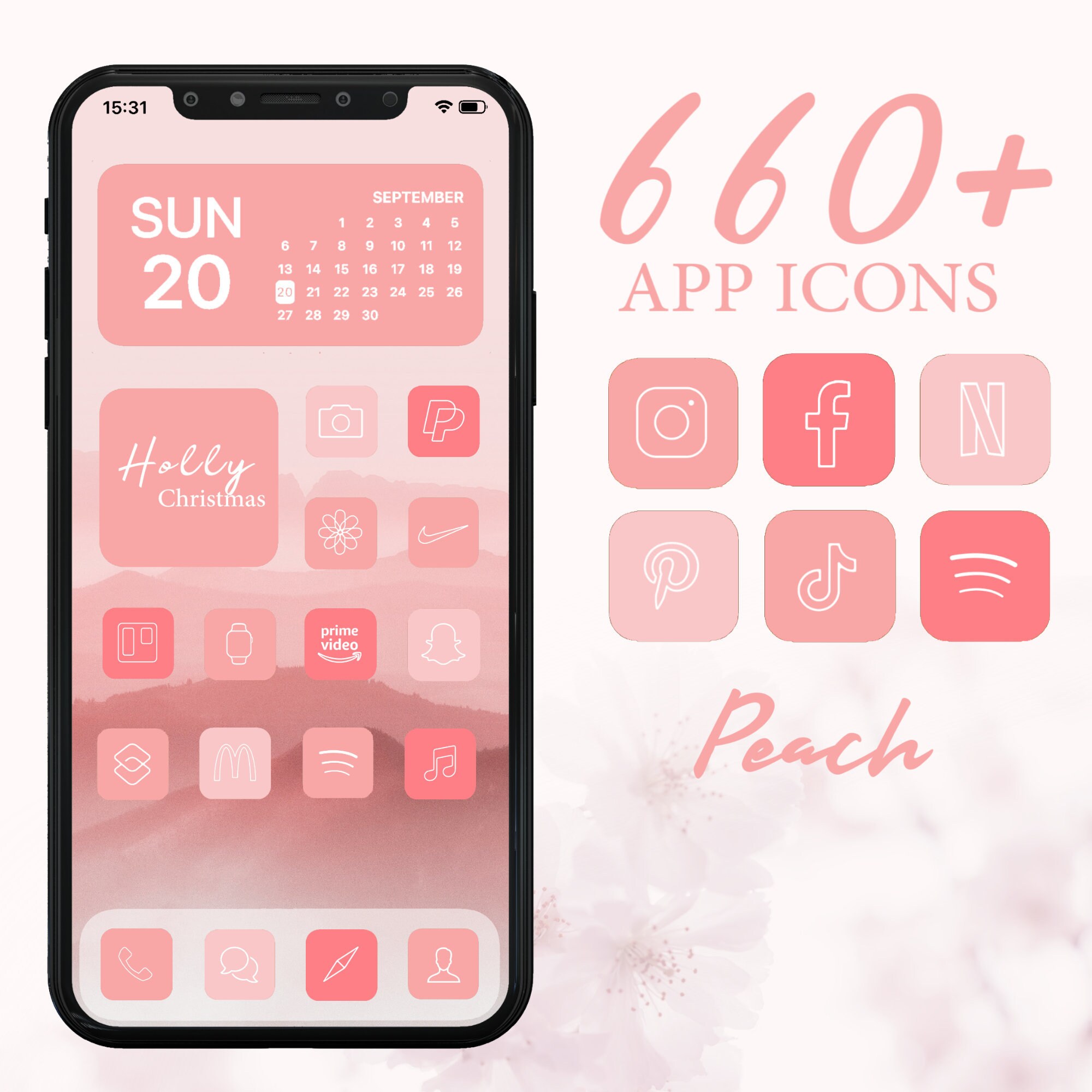 660 Peach App Icons Cute Pink Aesthetic Icons Custom Iphone Etsy 660 Peach App Icons Cute Pink Aesthetic Icons Custom Iphone Etsy