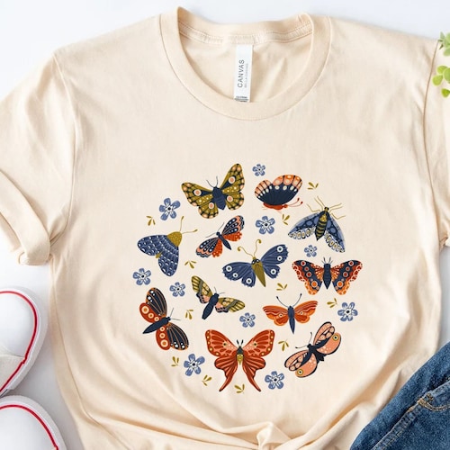 Papillon Chart Shirt Ivory Comfort Colors Short Sleeve Tee - Etsy