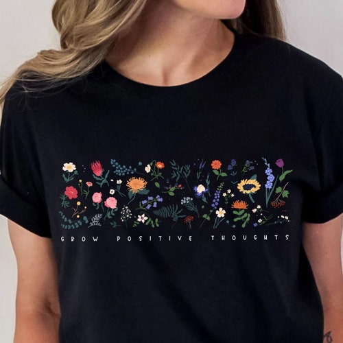 Wildflower Tshirt Wild Flowers Shirt Floral Tshirt Flower Etsy Canada