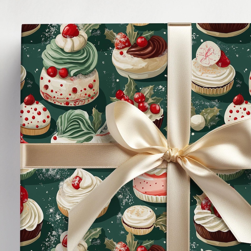 Vintage Cake Wrapping Paper - Etsy