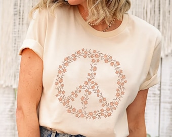 Peace Shirt, Peace T-shirt, Peace Sign Shirt, Peace Sign T-Shirt, Peace Symbol, Peace T-Shirt, Peace Symbol Shirt, Graphic Tees For Women