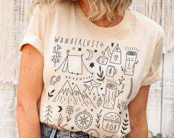 Adventure TShirt, Adventure Shirt, Camping Shirts, Mountain TShirt, Hiker TShirts, Nature Lover Shirt, Camping Gift, Vacation Shirt