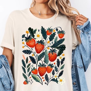 Strawberry Festival Shirt - Cute Fruit T-Shirt for Summer Fun, Strawberry Season Top, Perfect Gift for Fruit Lovers