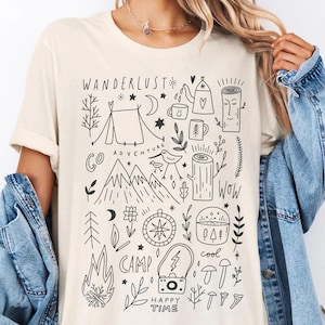 Adventure TShirt, Adventure Shirt, Camping Shirts, Mountain TShirt, Hiker TShirts, Nature Lover Shirt, Camping Gift, Vacation Shirt