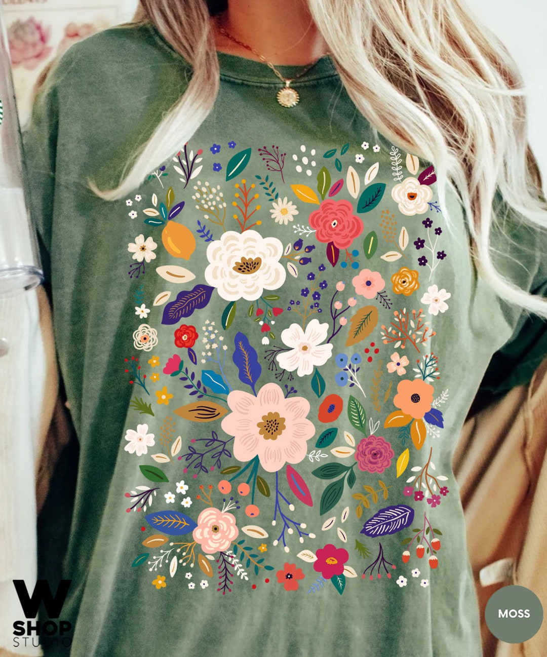 Floral Wildflower Shirt – Comfort Colors Tee, Gift for Women - Etsy