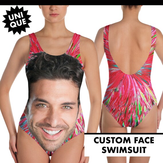 personalised face swimming costume