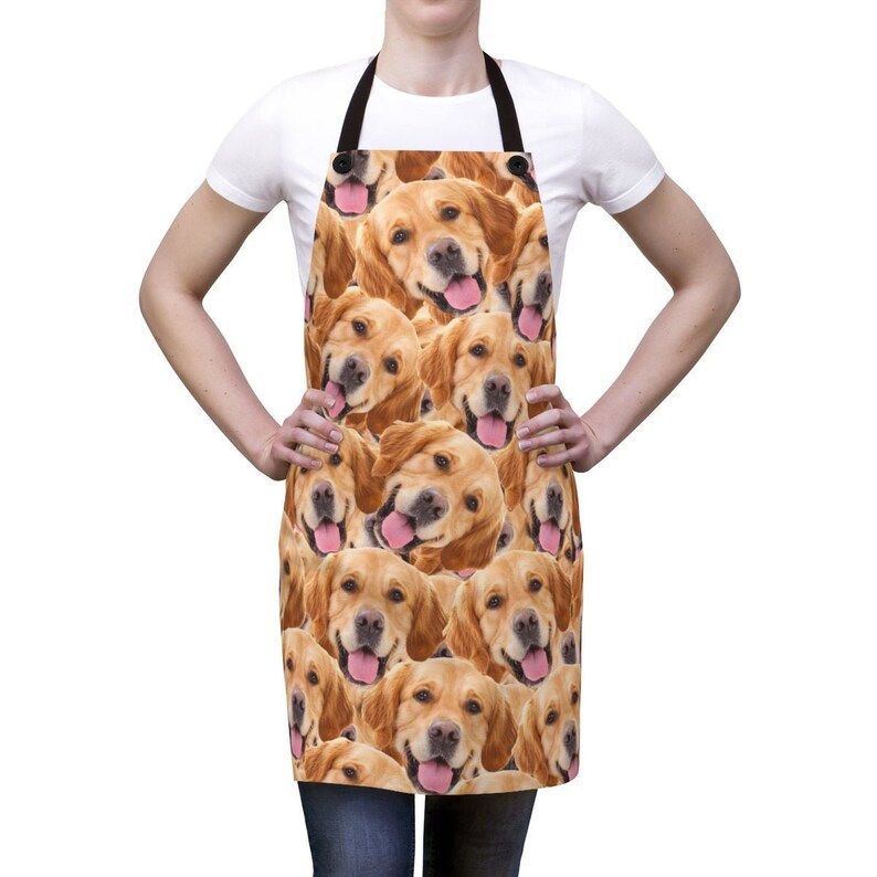 Personalized Faces Apron Custom Photo Apron Dog Cat Pet Etsy