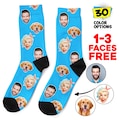 Custom Face Socks, Personalized Photo Socks, Picture Socks, Face on Socks, Customized Funny Photo Gift For Her, Him or Best Friends