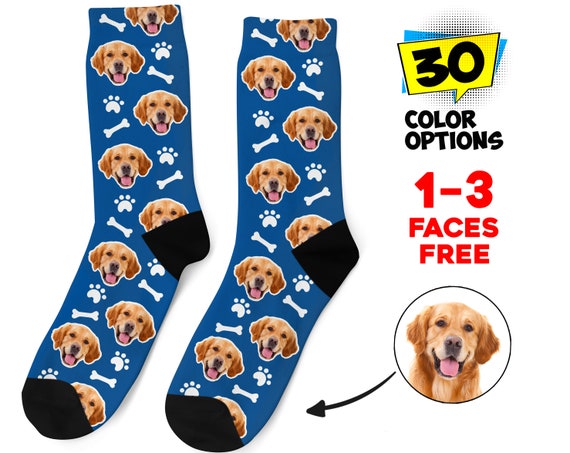 Duquesa Atento Te mejorarás Calcetines de perro personalizados calcetines personalizados - Etsy México