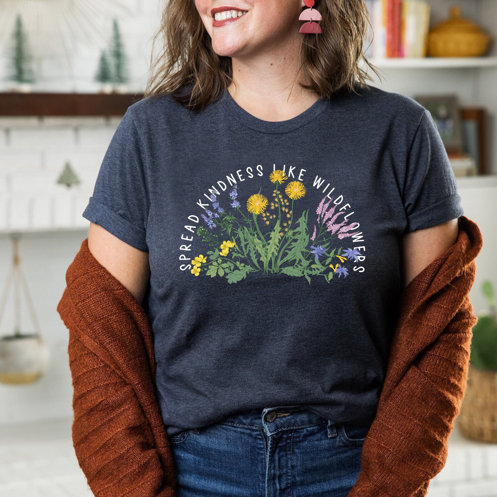 Wildflower Tshirt Wild Flowers Shirt Floral Tshirt Flower - Etsy