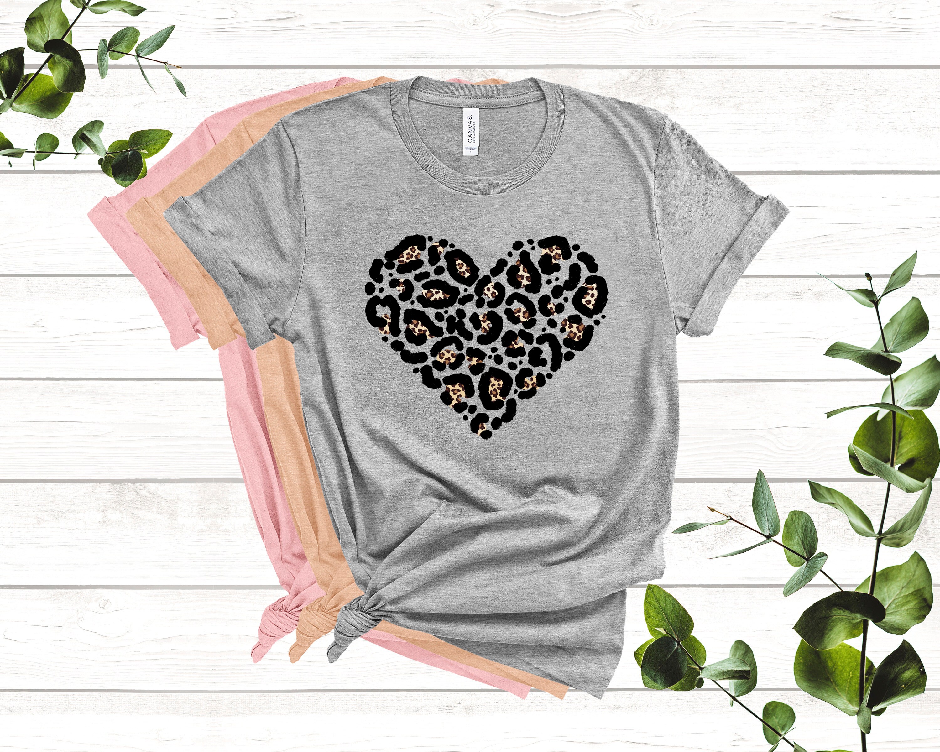 Women's Football Touchdown Season Tshirt - Cute Leopard Bleach Print Fall Graphic Tee