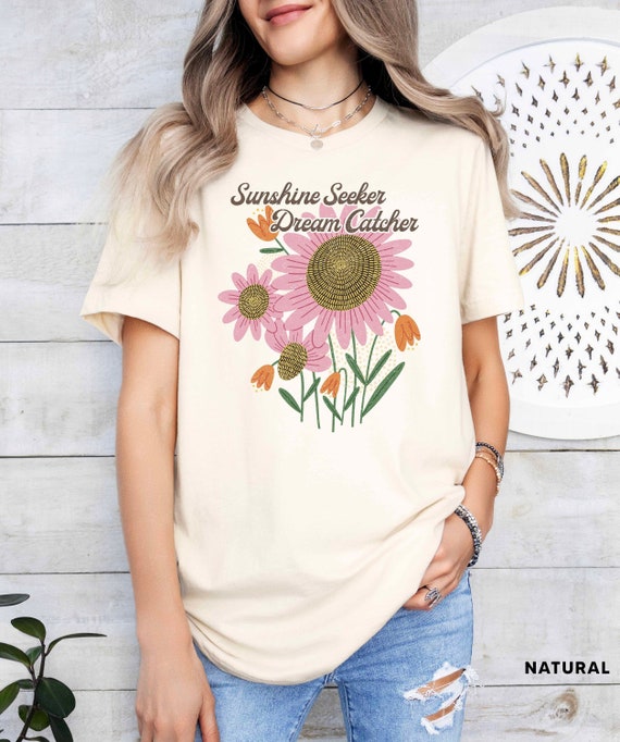 Sunflower Shirt Florist Floral Tshirt Flower Sunshine Gift Sunflower Shirt Florist Floral Tshirt Flower Sunshine Gift