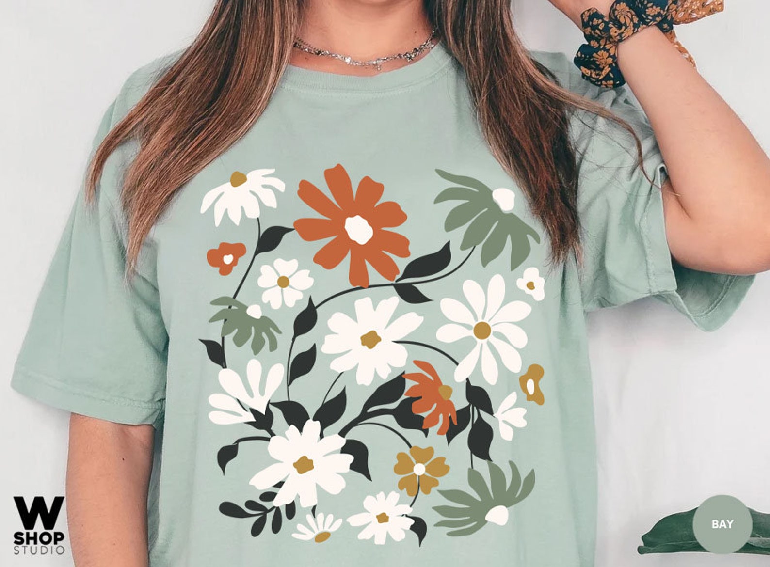 T-Shirt À Imprimé Floral Vintage main image 1