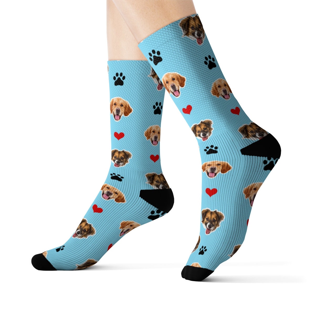 Custom Dog Socks Personalized Pet Photo Socks Customized Etsy