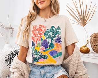 Hiking Apparel, Nature Lover Graphic Tee, Outdoor Adventure Shirt, Gift For Artist, Aesthetic T-shirt