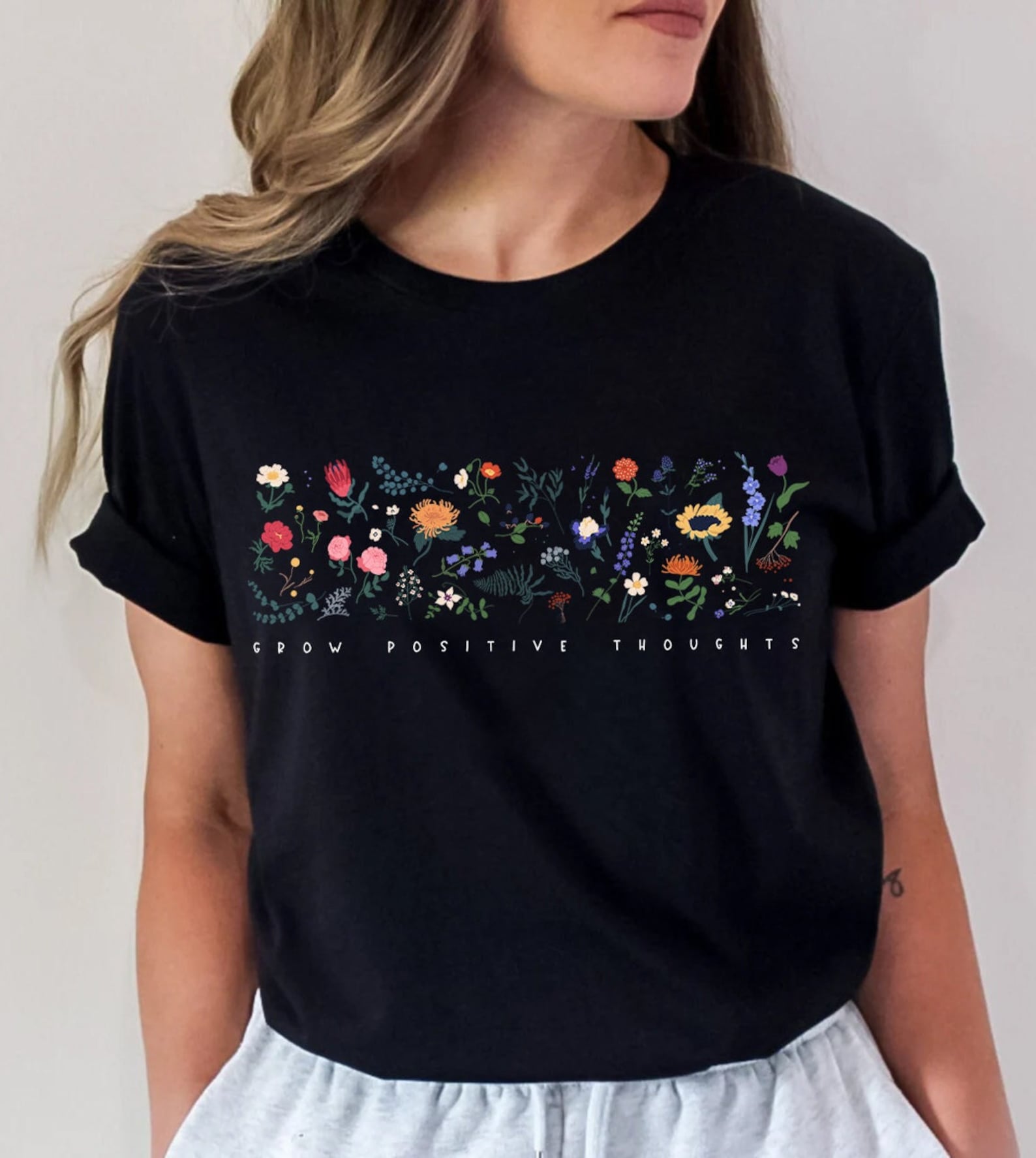Wildflower Tshirt, Wild Flowers Shirt, Floral Tshirt, Flower Shirt ...