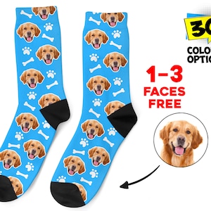 Picture Socks Customized Funny Photo Gift For Her Face on Socks Custom Face Socks Personalized Photo Socks Him or Best Friends